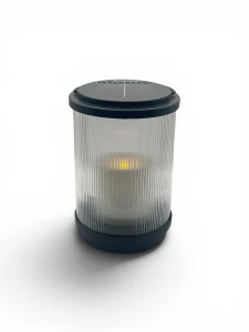 LATARNIA ZNICZ KAPLICZKA SOLARNA led Cortina Tuba czarna